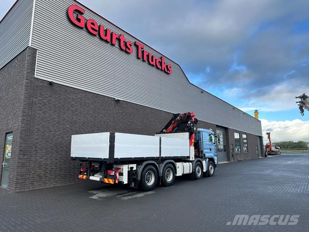 MAN TGA 35.480 8X6 H BL TREKKER-BAKWAGEN +PALFINGER PK Автокраны