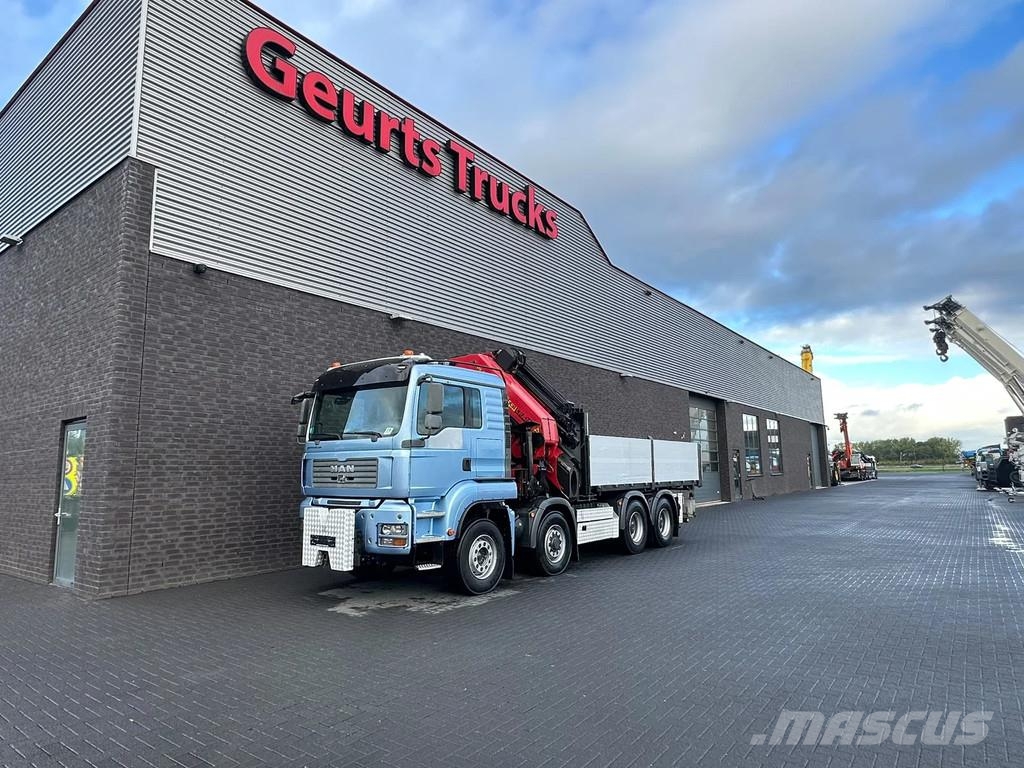 MAN TGA 35.480 8X6 H BL TREKKER-BAKWAGEN +PALFINGER PK Автокраны