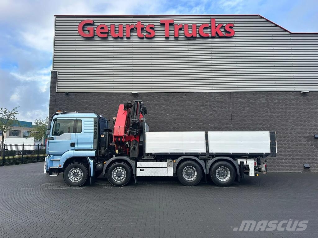 MAN TGA 35.480 8X6 H BL TREKKER-BAKWAGEN +PALFINGER PK Автокраны