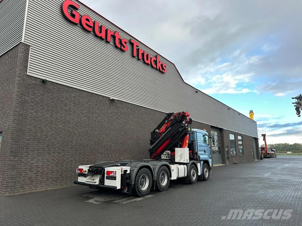 MAN TGA 35.480 8X6 H BL TREKKER-BAKWAGEN +PALFINGER PK Автокраны