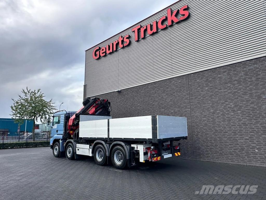 MAN TGA 35.480 8X6 H BL TREKKER-BAKWAGEN +PALFINGER PK Автокраны