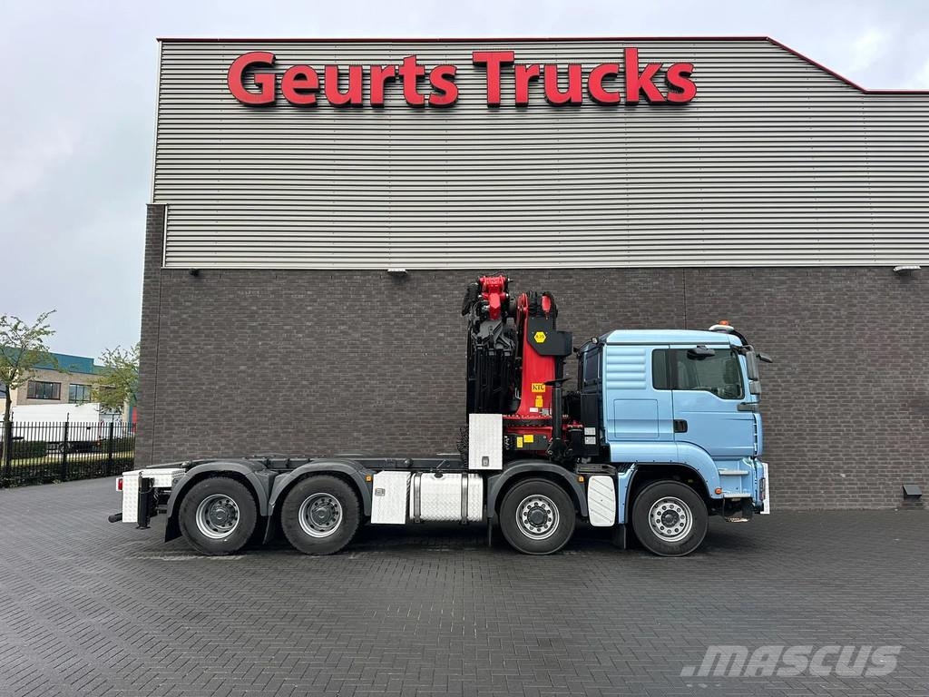 MAN TGA 35.480 8X6 H BL TREKKER-BAKWAGEN +PALFINGER PK Автокраны