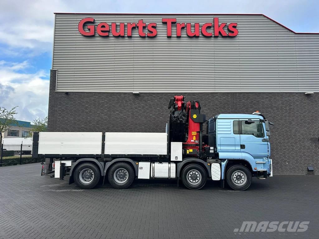 MAN TGA 35.480 8X6 H BL TREKKER-BAKWAGEN +PALFINGER PK Автокраны