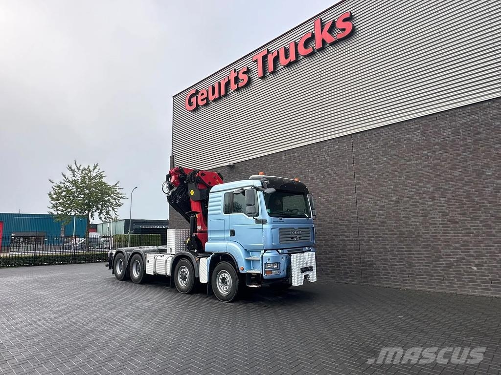 MAN TGA 35.480 8X6 H BL TREKKER-BAKWAGEN +PALFINGER PK Автокраны