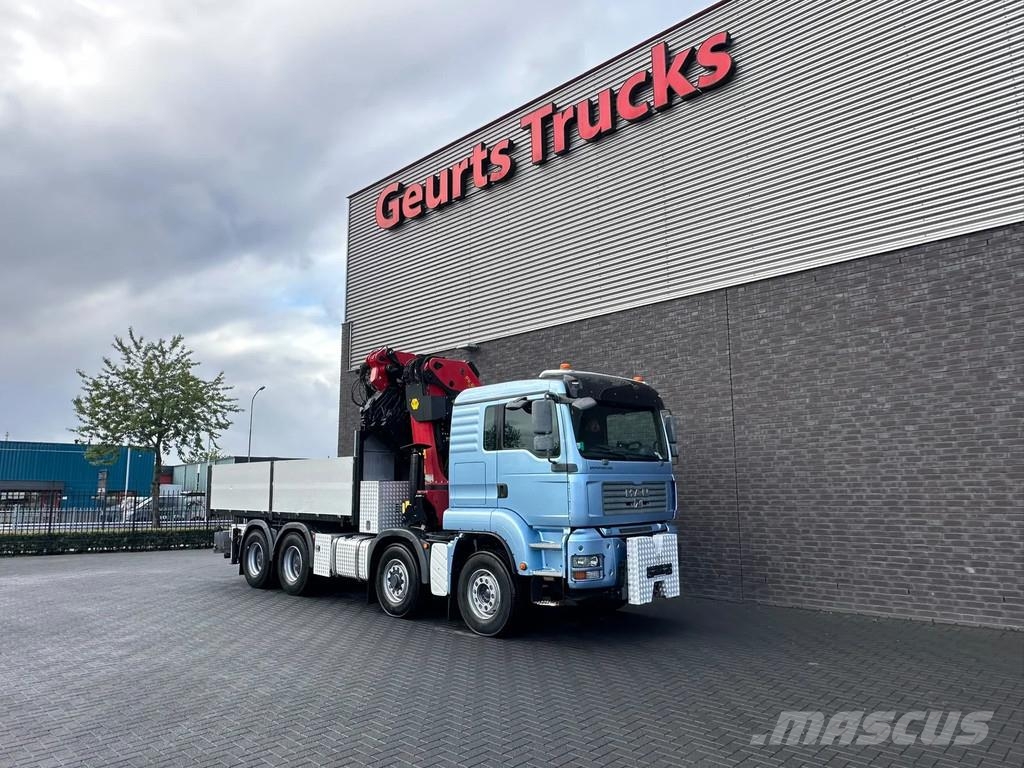 MAN TGA 35.480 8X6 H BL TREKKER-BAKWAGEN +PALFINGER PK Автокраны