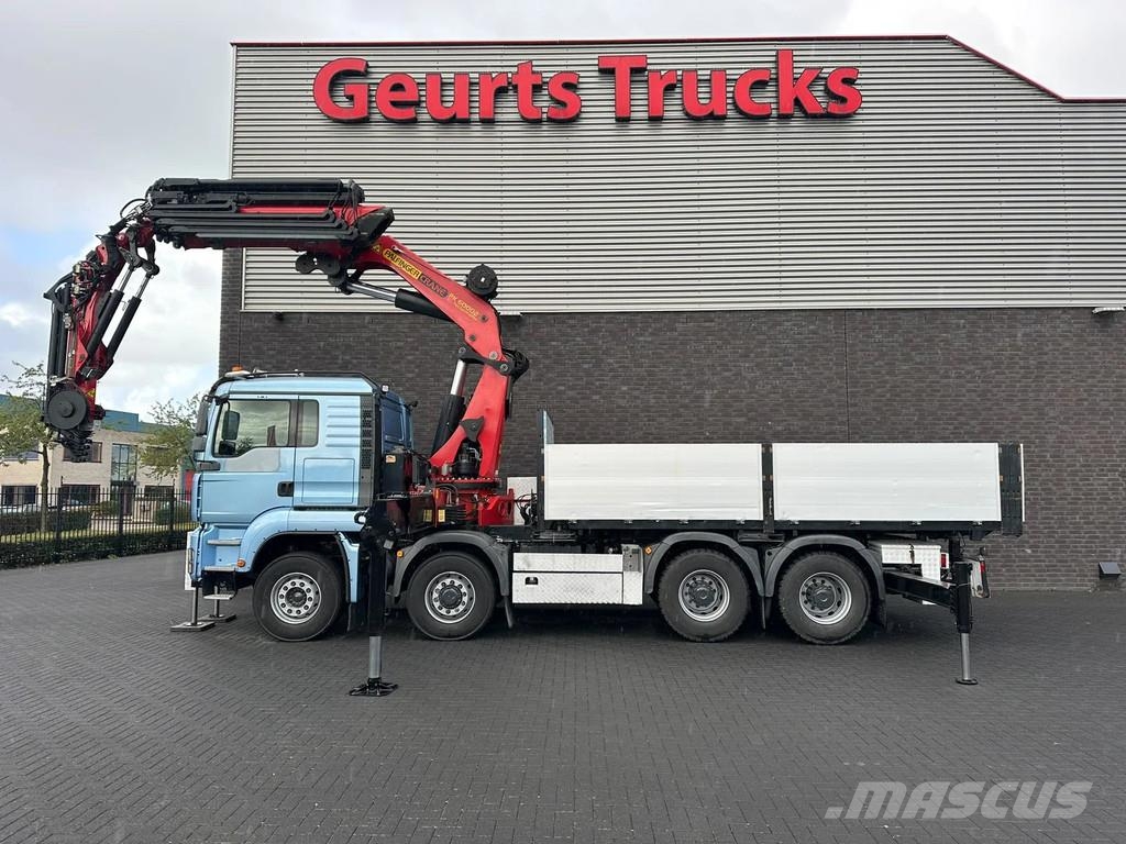 MAN TGA 35.480 8X6 H BL TREKKER-BAKWAGEN +PALFINGER PK Автокраны