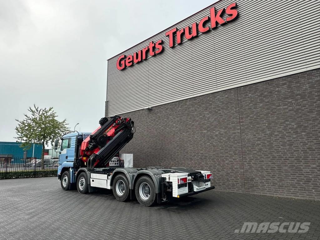 MAN TGA 35.480 8X6 H BL TREKKER-BAKWAGEN +PALFINGER PK Автокраны