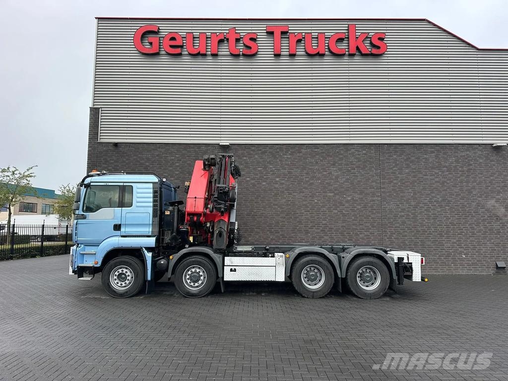 MAN TGA 35.480 8X6 H BL TREKKER-BAKWAGEN +PALFINGER PK Автокраны