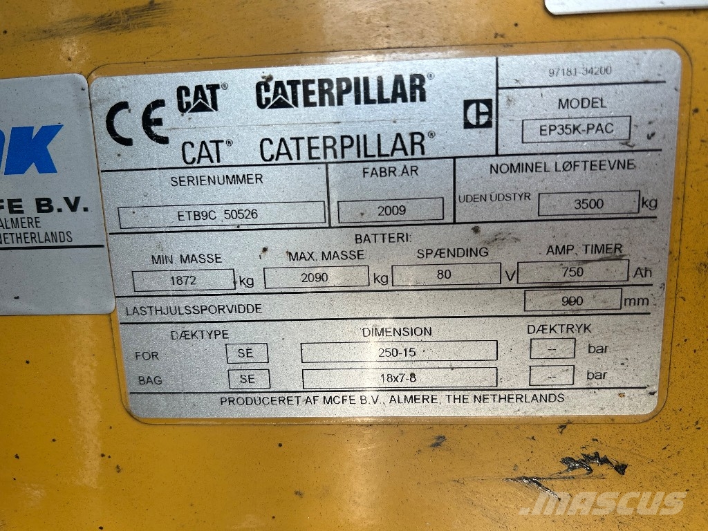 CAT EP 35 K PAC El gaffeltrucks