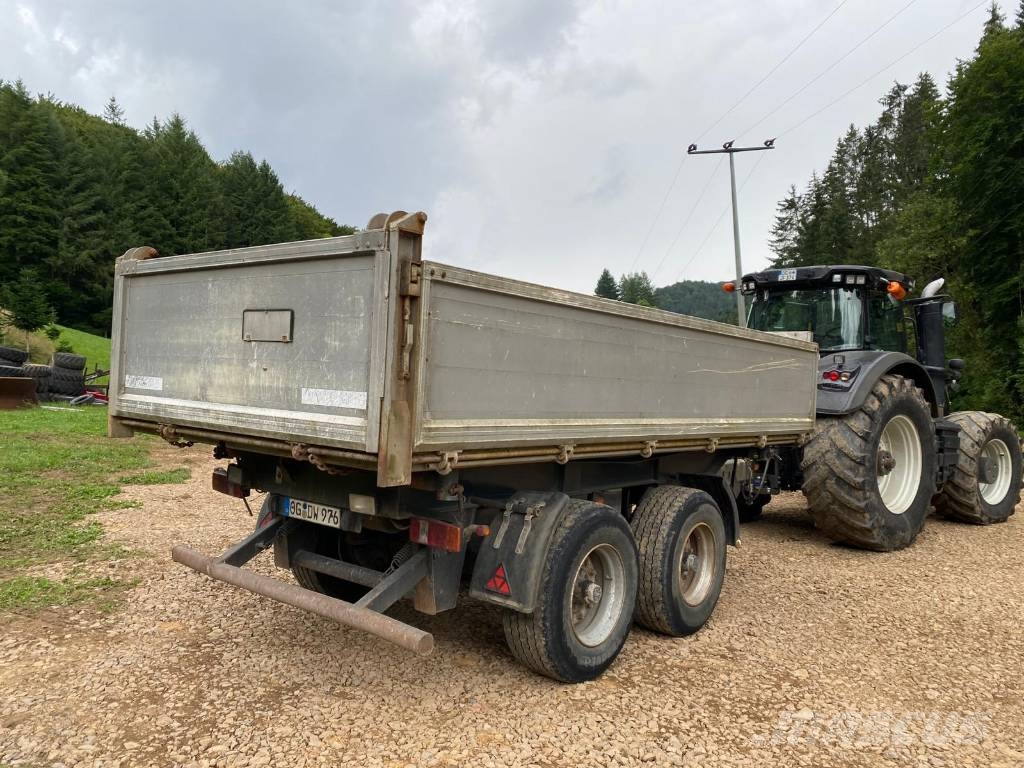 Wackenhut AK 18 Tandem 3 Seiten LKW Kipper Remolques portacubetas