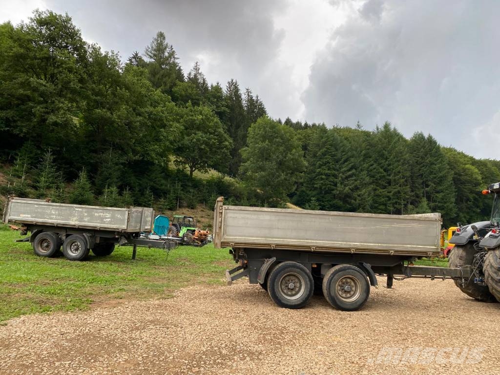 Wackenhut AK 18 Tandem 3 Seiten LKW Kipper Remolques portacubetas