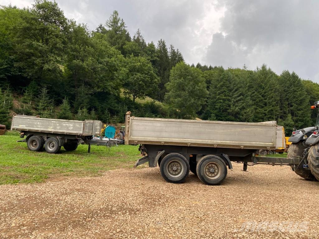 Wackenhut AK 18 Tandem 3 Seiten LKW Kipper Remolques portacubetas