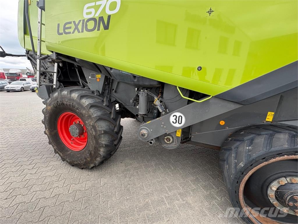 CLAAS Lexion 670 TT Allrad 4x4 콤바인 수확기