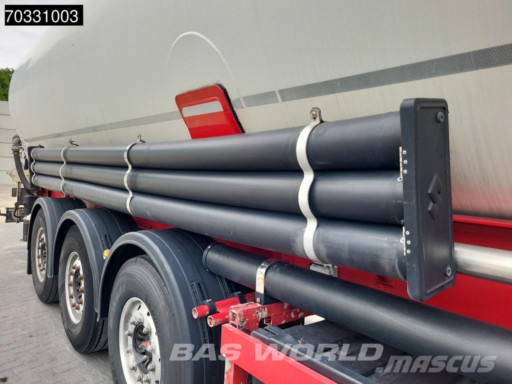 Spitzer SK2766 CAL 3 axles TÜV 02/27 ADR 66m3 Tankauflieger