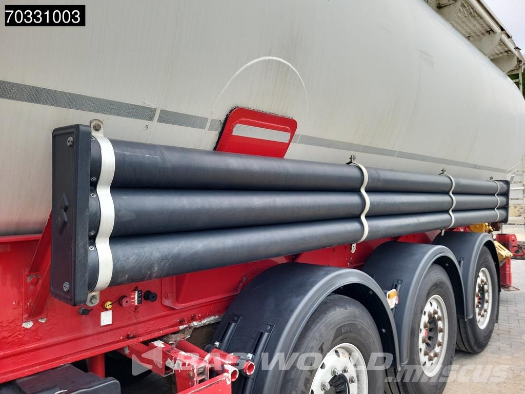 Spitzer SK2766 CAL 3 axles TÜV 02/27 ADR 66m3 Tankauflieger