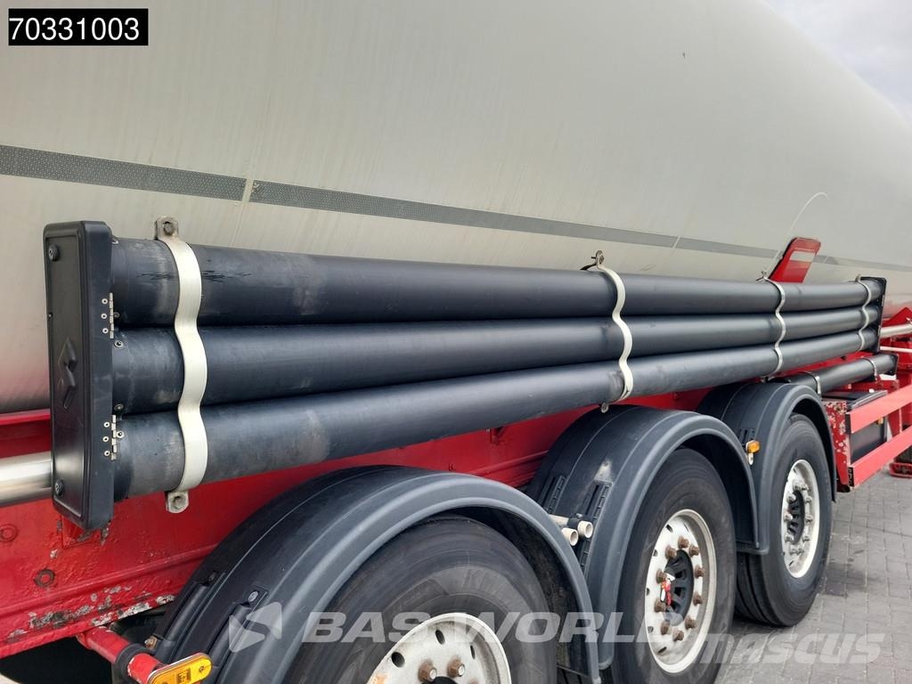 Spitzer SK2766 CAL 3 axles TÜV 02/27 ADR 66m3 Tankauflieger