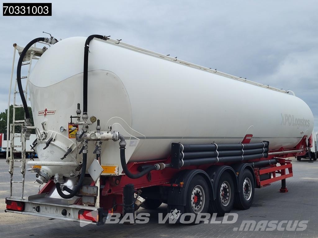 Spitzer SK2766 CAL 3 axles TÜV 02/27 ADR 66m3 نصف مقطورات مقطورة 