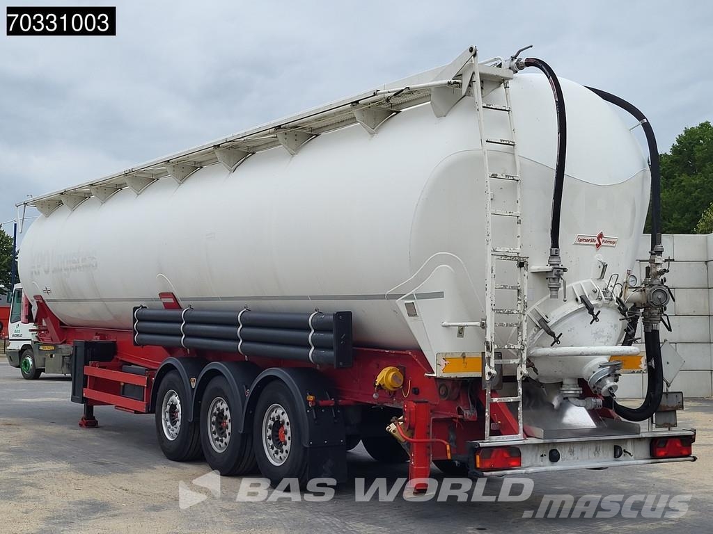 Spitzer SK2766 CAL 3 axles TÜV 02/27 ADR 66m3 Tankauflieger