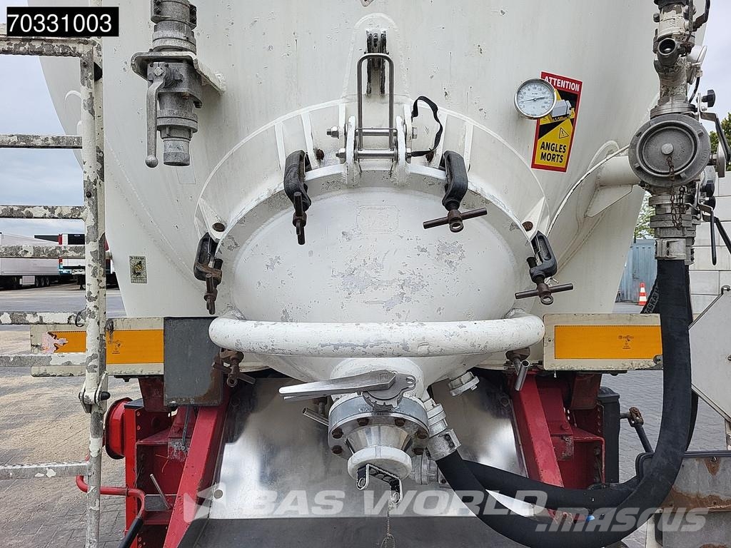 Spitzer SK2766 CAL 3 axles TÜV 02/27 ADR 66m3 نصف مقطورات مقطورة 