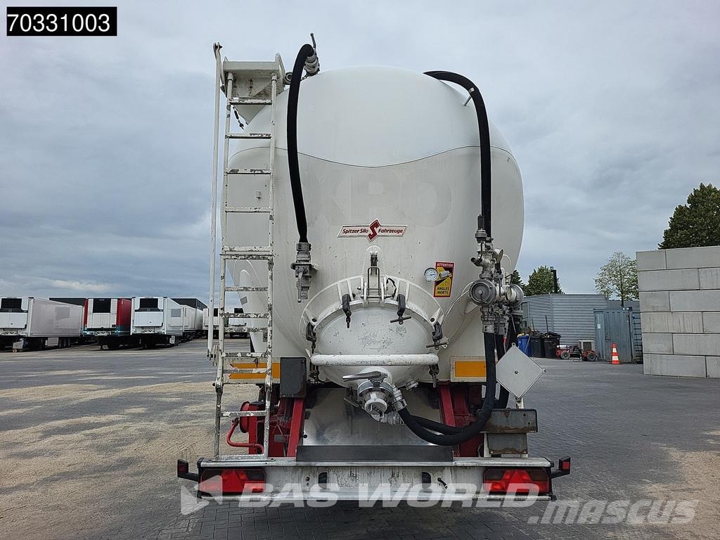 Spitzer SK2766 CAL 3 axles TÜV 02/27 ADR 66m3 Tankauflieger