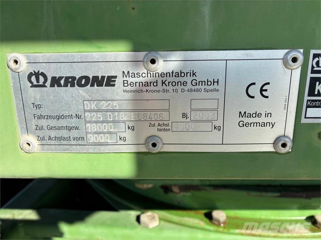 Krone DK 225 Tipphengere
