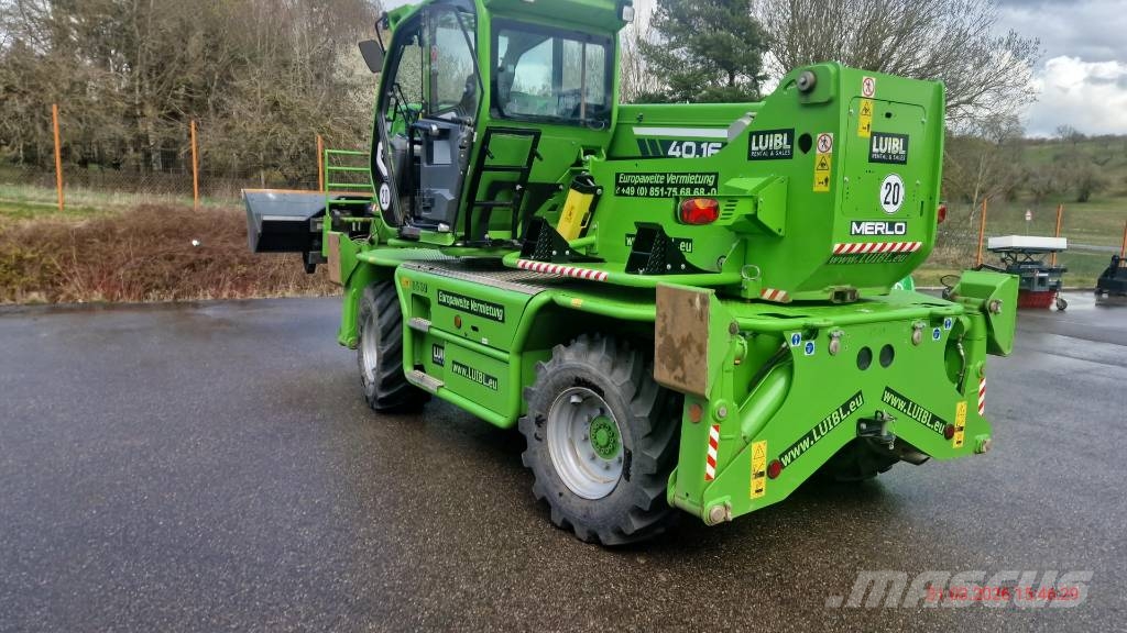 Merlo Roto 40.16, 16m 4 ton rotating telehandler Teleskoplastare