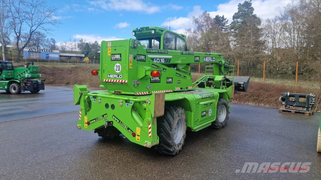 Merlo Roto 40.16, 16m 4 ton rotating telehandler Teleskoplastare