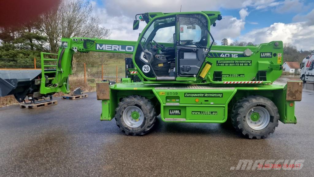 Merlo Roto 40.16, 16m 4 ton rotating telehandler Teleskoplastare