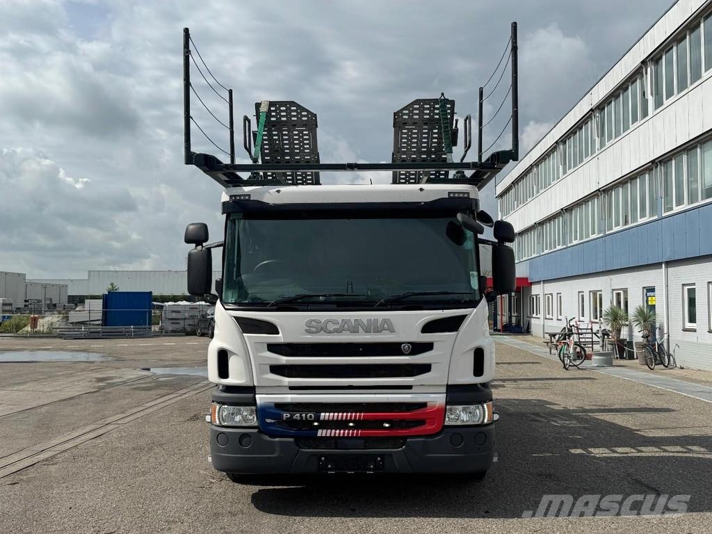 Scania P410 RHD 6X2 EURO 6 + HUNWICK 3 AXLE HANGER Járműszállítók