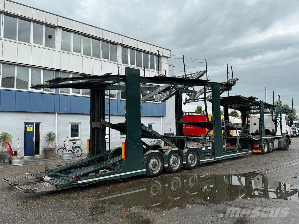 Scania P410 RHD 6X2 EURO 6 + HUNWICK 3 AXLE HANGER Járműszállítók