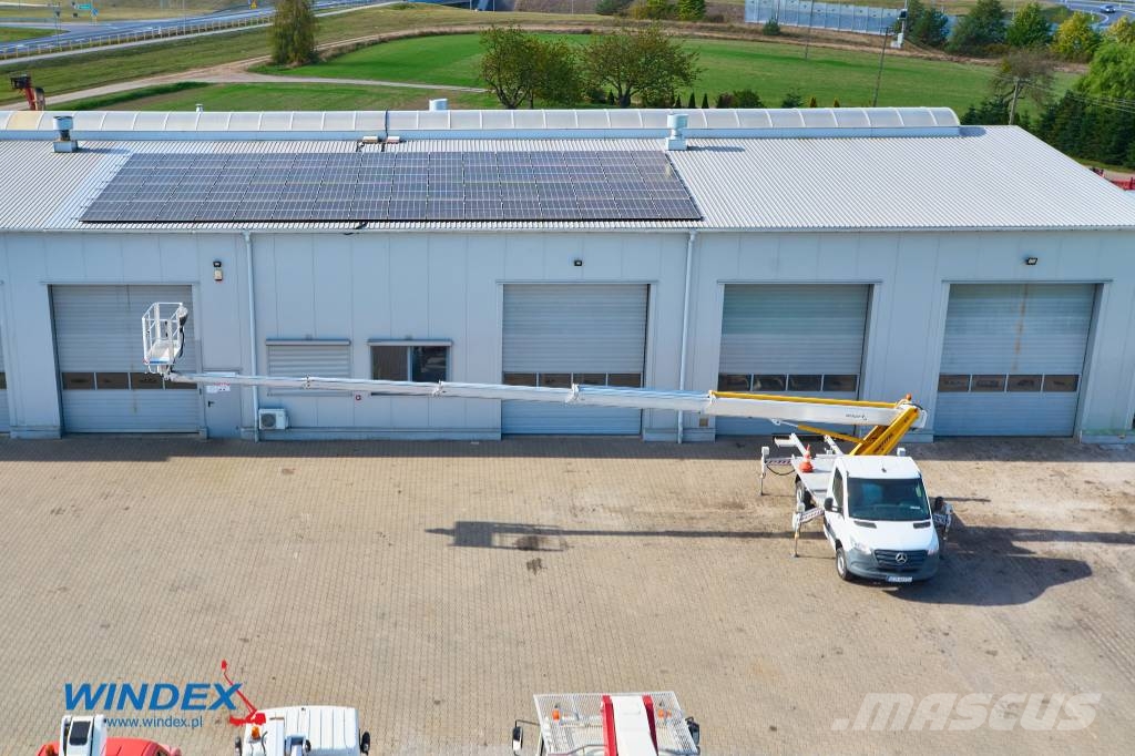 Multitel MTE 270 Ant vilkikų montuojamos kėlimo platformos