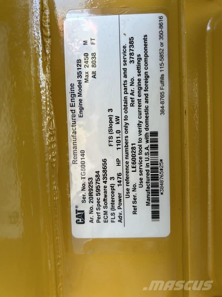 CAT 3512B - Unused - 1421 kVa - Drilling Module Générateurs diesel
