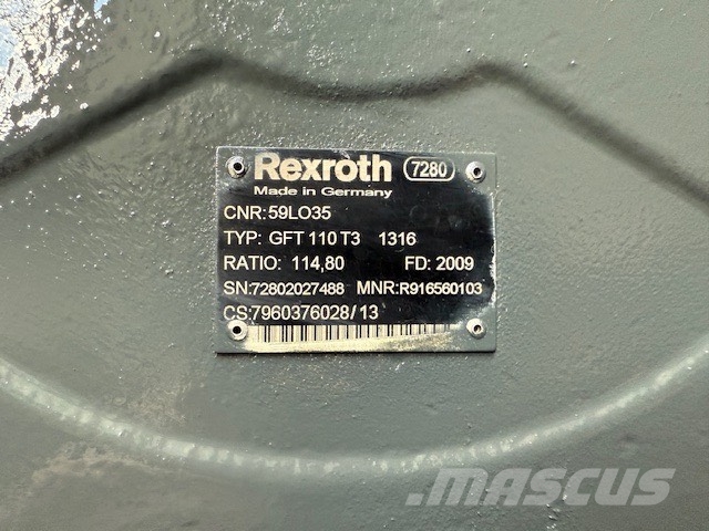 Tana G 320 REXROTH FINAL DRIVE GFT 110 T3 Transmission