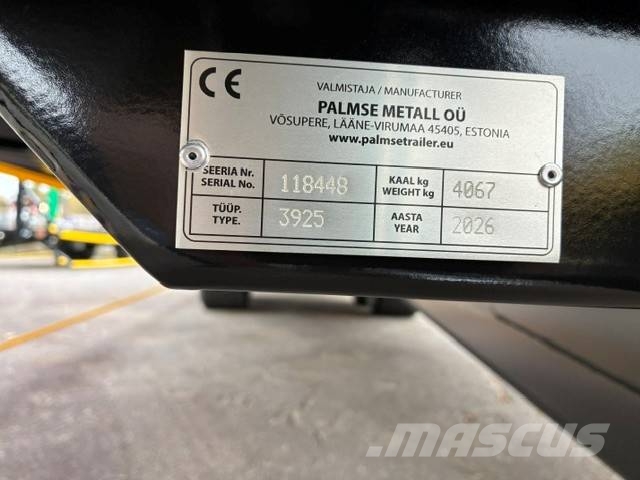 Palmse Balvagn 3925 Prikolice za bale