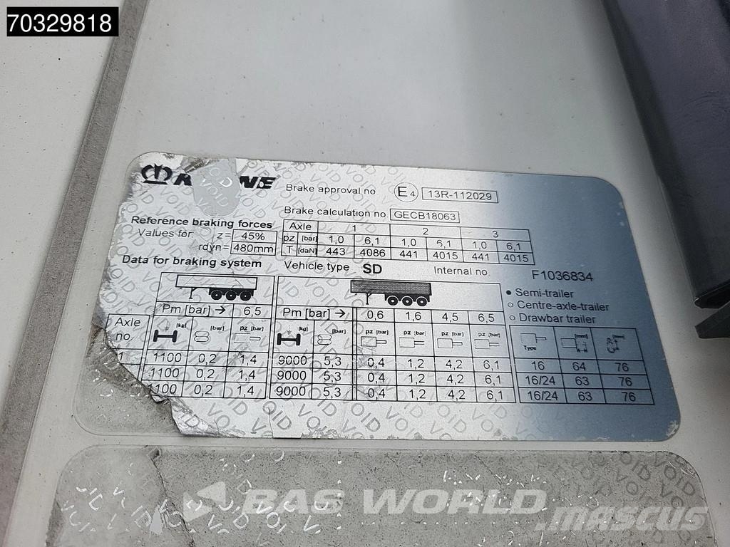 Krone IR 06/28 Doppelstock Blumenbreit Palletkist Lift A Koel-vries opleggers