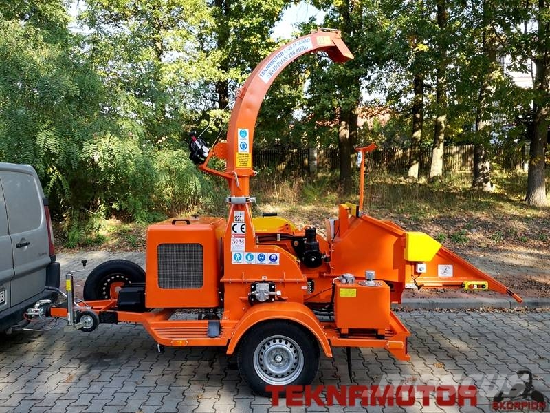 Teknamotor SKORPION 280 SDBG Holzhäcksler Häcksler Rębak Wood Trituradoras de madera
