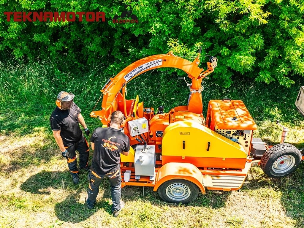 Teknamotor SKORPION 280 SDBG Holzhäcksler Häcksler Rębak Wood Trituradoras de madera