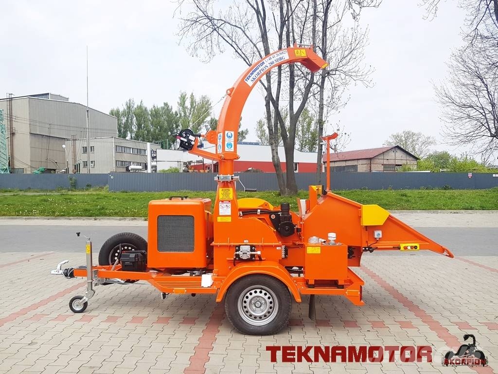 Teknamotor SKORPION 280 SDBG Holzhäcksler Häcksler Rębak Wood Trituradoras de madera