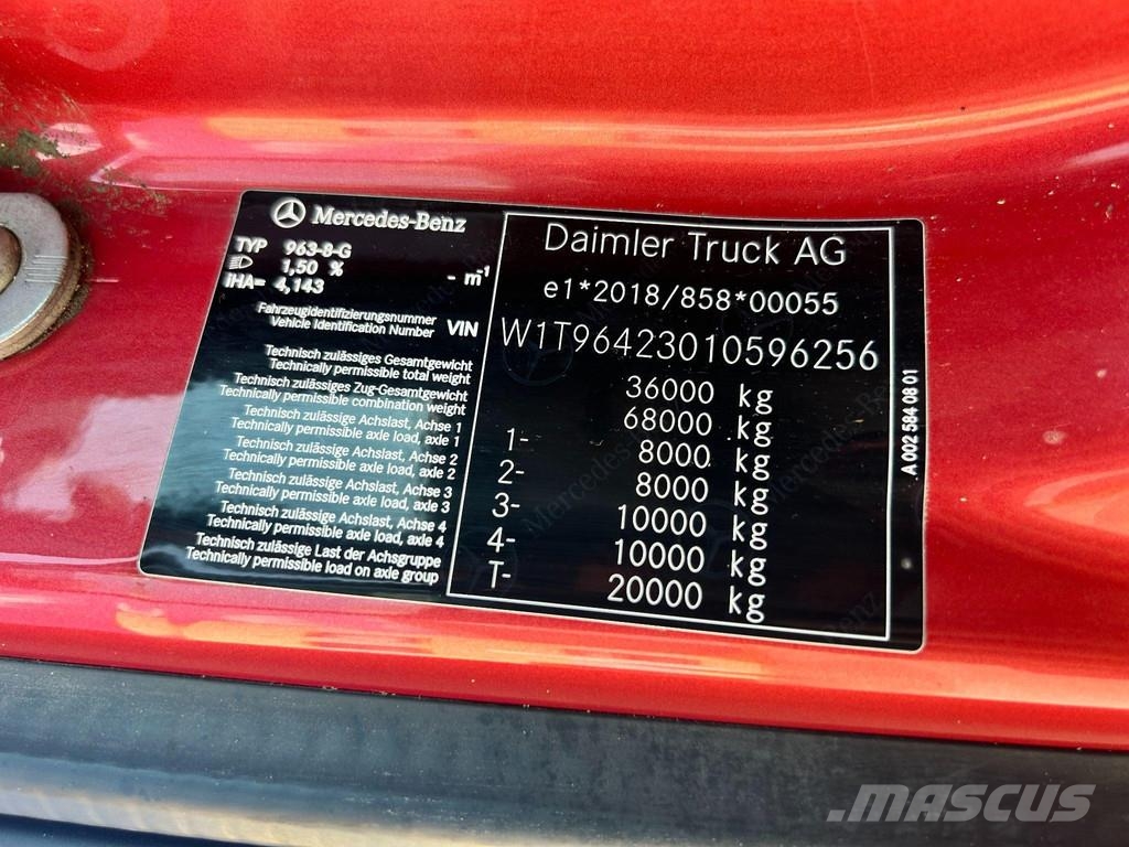 Mercedes-Benz AROCS 3258 8X4 EURO6 + RETARDER + FULL STEEL Kiper kamioni