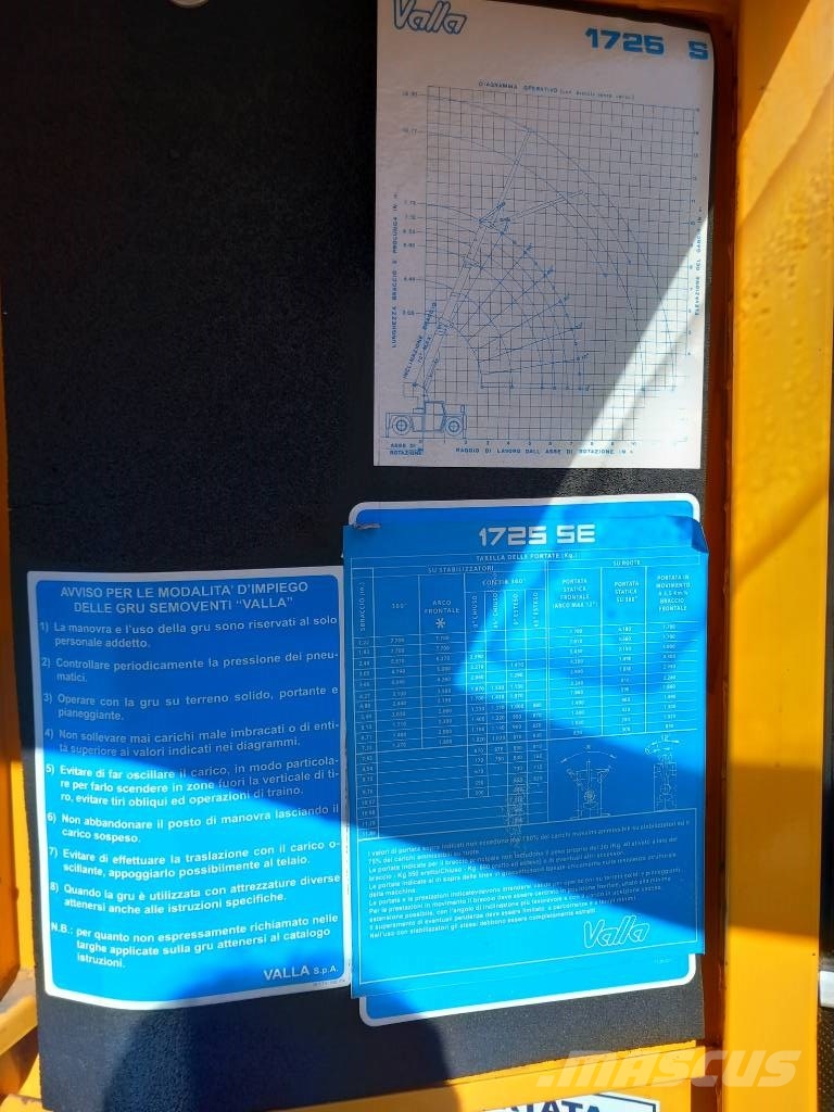 Valla 1725 SE ELECTRIC BATTERY!!! Polovni mini kranovi