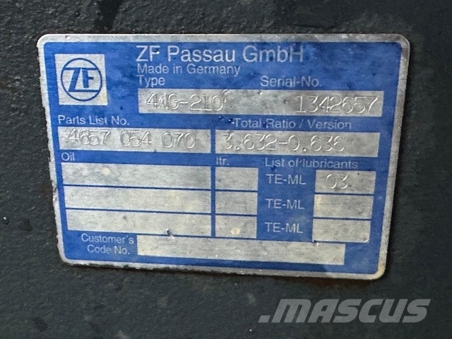 Hitachi ZW 250 USED TRANSMISSION ZF 4WG-210 Transmission