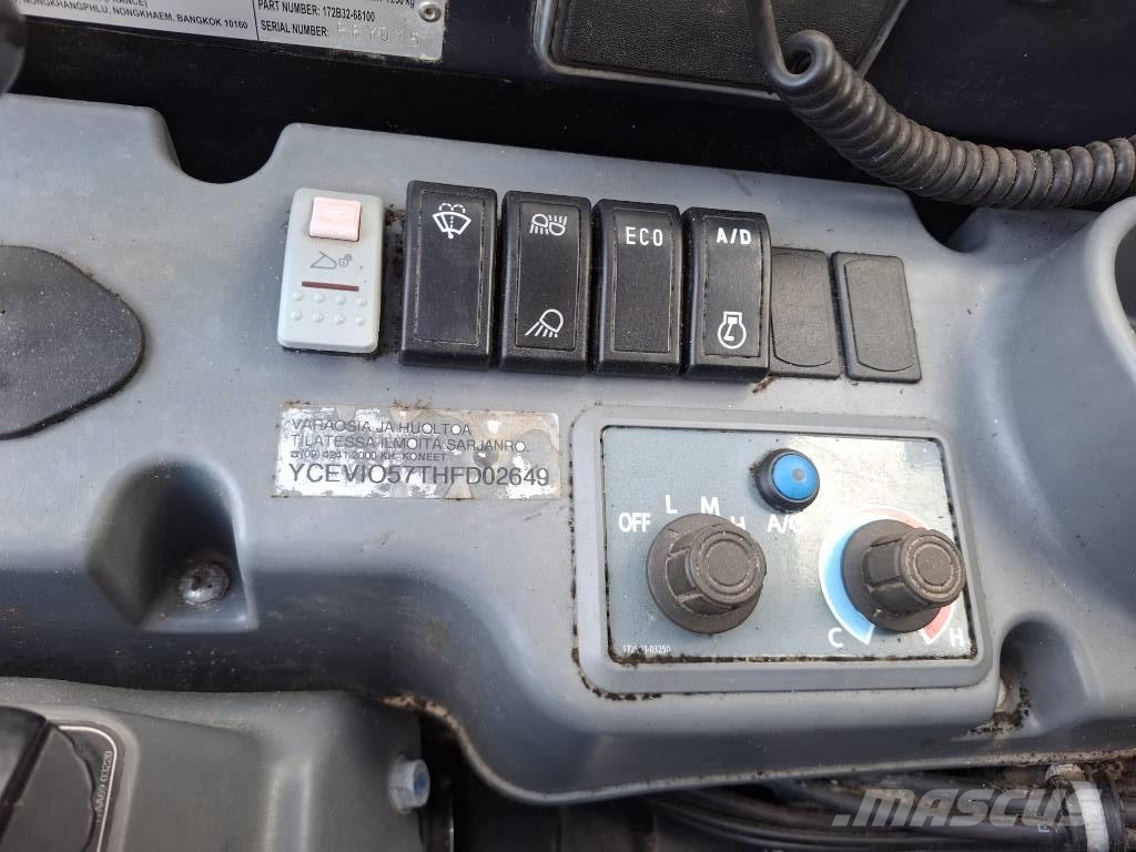 Yanmar vio 57-6A Mini ekskavatörler, 7 tona dek