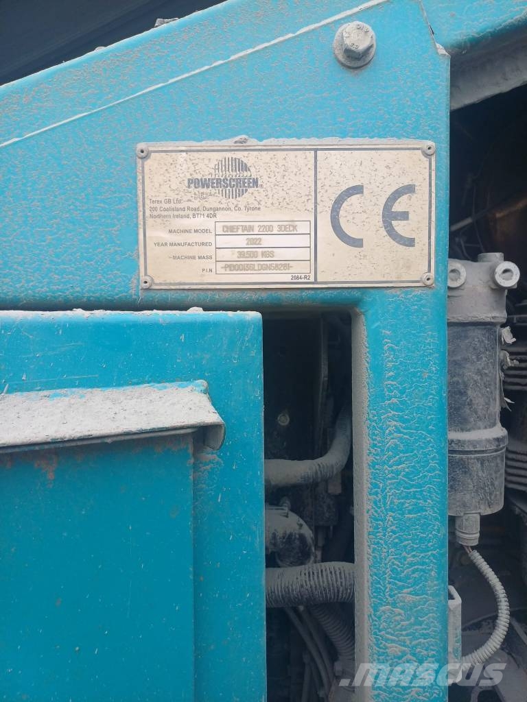 PowerScreen Chieftain 2200 Sorteringsverk