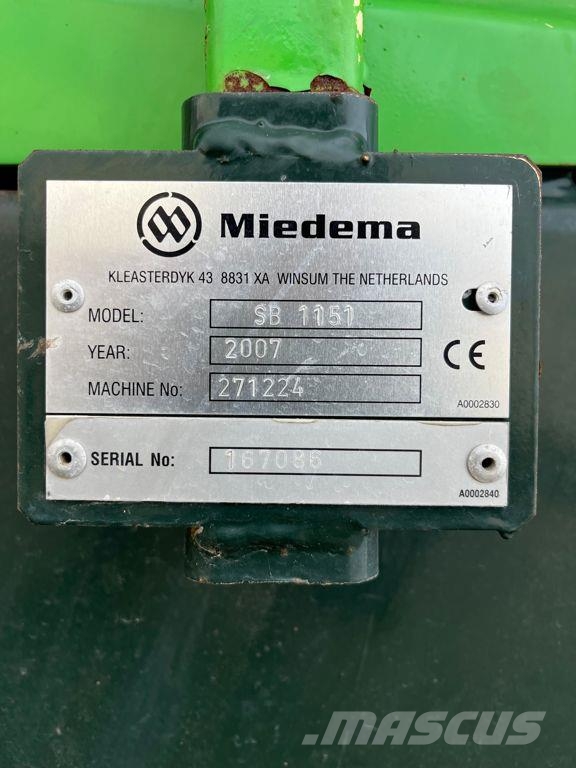 Miedema SB 1151 Ekin işleme ve depolama üniteleri/makineleri - Digerleri