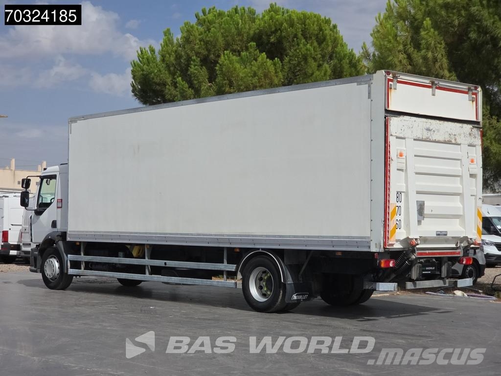 Renault D 280 D 4X2 18t Cambio Automático Plataforma Eleva شاحنات ذات هيكل صندوقي