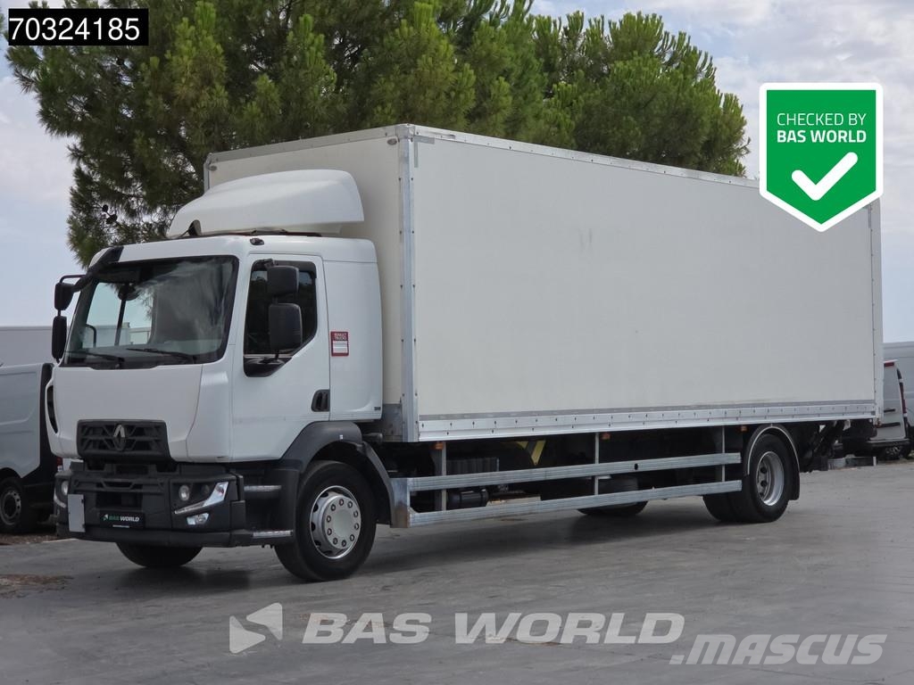 Renault D 280 D 4X2 18t Cambio Automático Plataforma Eleva شاحنات ذات هيكل صندوقي