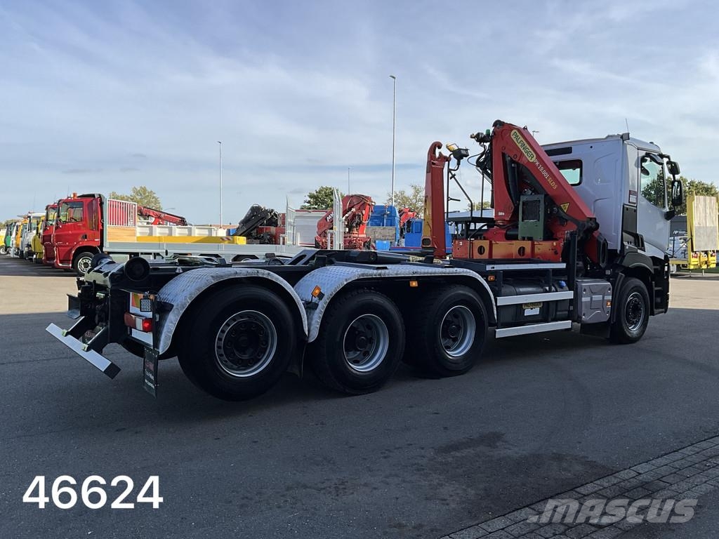 Renault C 460 8x4 Euro 6 Palfinger 19 Tonmeter laadkraan Konksliftveokid
