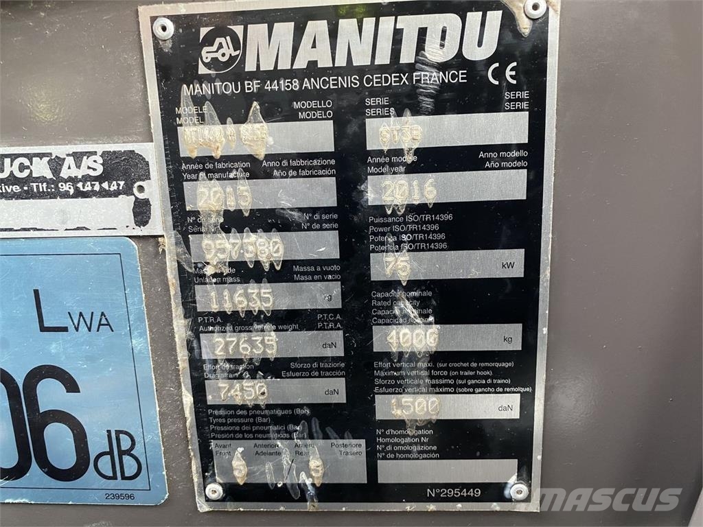 Manitou MT1440A ST3B Teleskopiskie manipulatori
