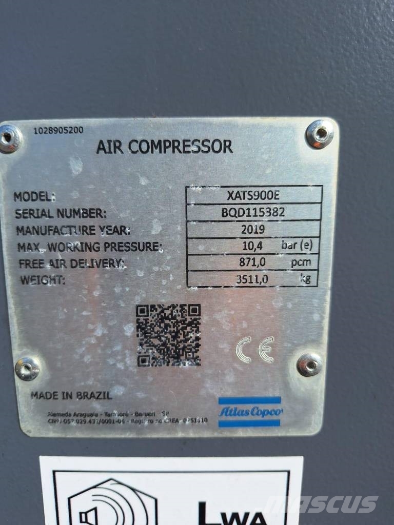 Atlas Copco E-AIR T900 Kompresory