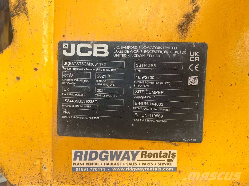 JCB 3STH 2S5 Minidumper